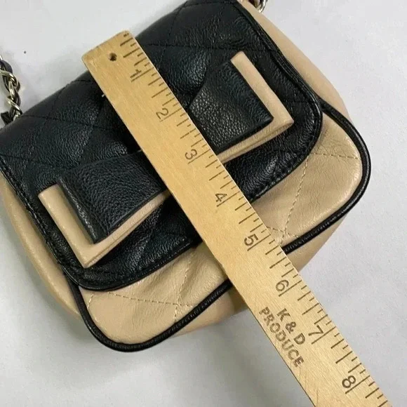 Aldo Black Cream Crossbody Purse - Picture 13 of 14